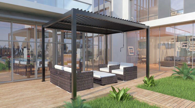 Aluminum Pergola 8610 (4m x 3m)